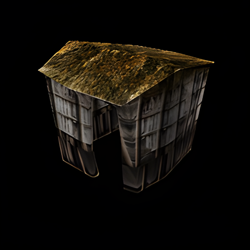 Mogadishu Slum Small Wooden Structure