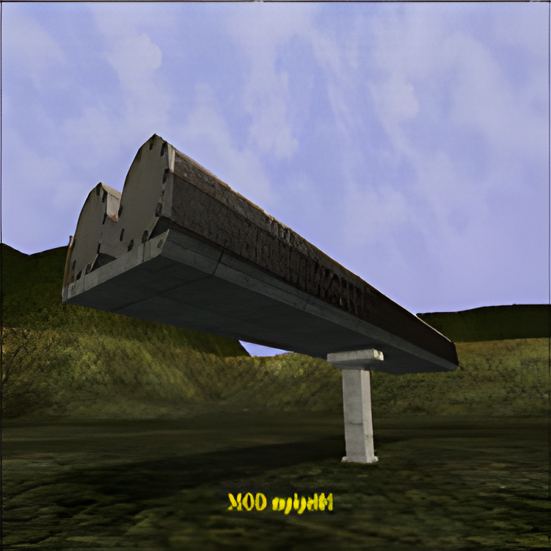 Oil Pipe w/ Supports