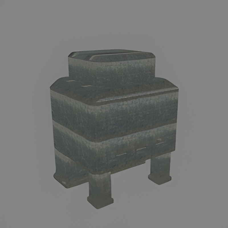 Concrete Square Bunker #5