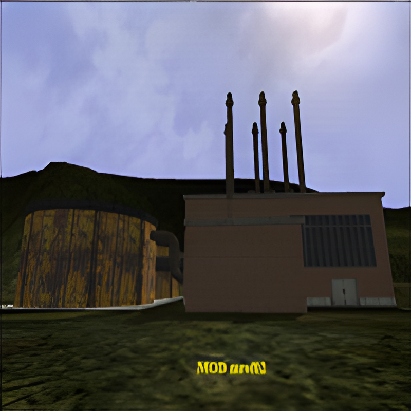 Industrial Building #1 w/ Storage Tanks