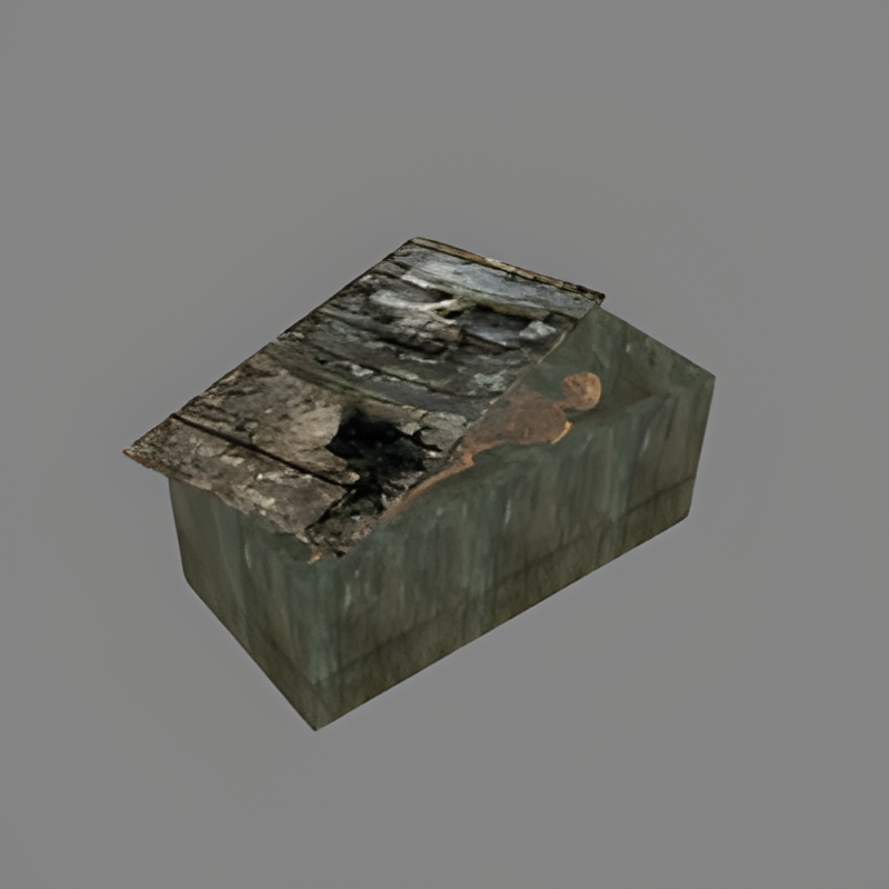 Stone Tunnel Crypt w/ Skeleton