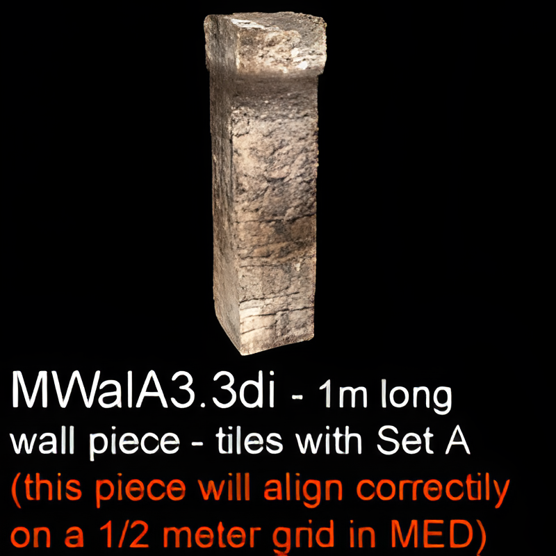 Short Straight Wall Piece Type A