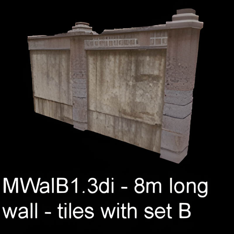 Long Straight Wall Piece Type B