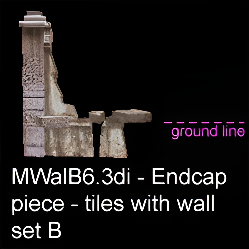 Crumbled End Piece Type B