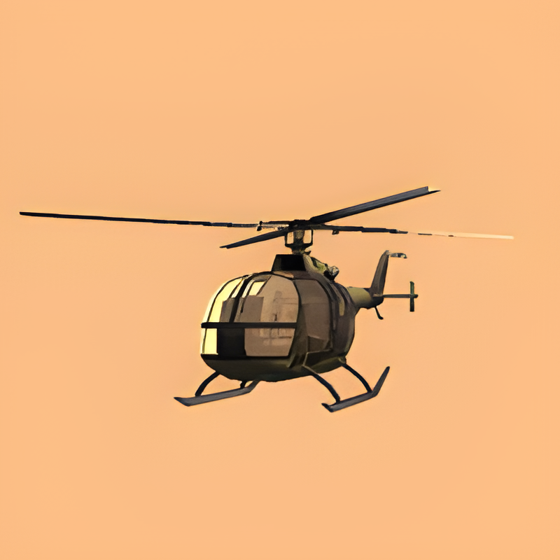 Bo 105 Helicopter (non-flyable)