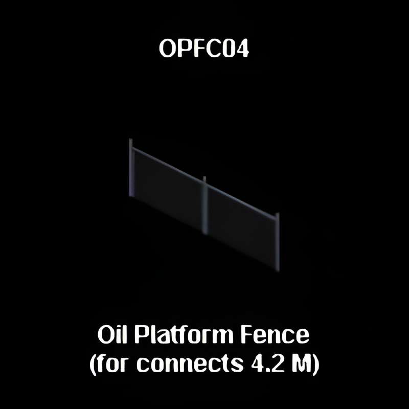 Offshore Oil Platform Fence #4 (4.2M long)