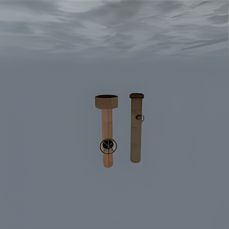 Offshore Oil Platform Pipes