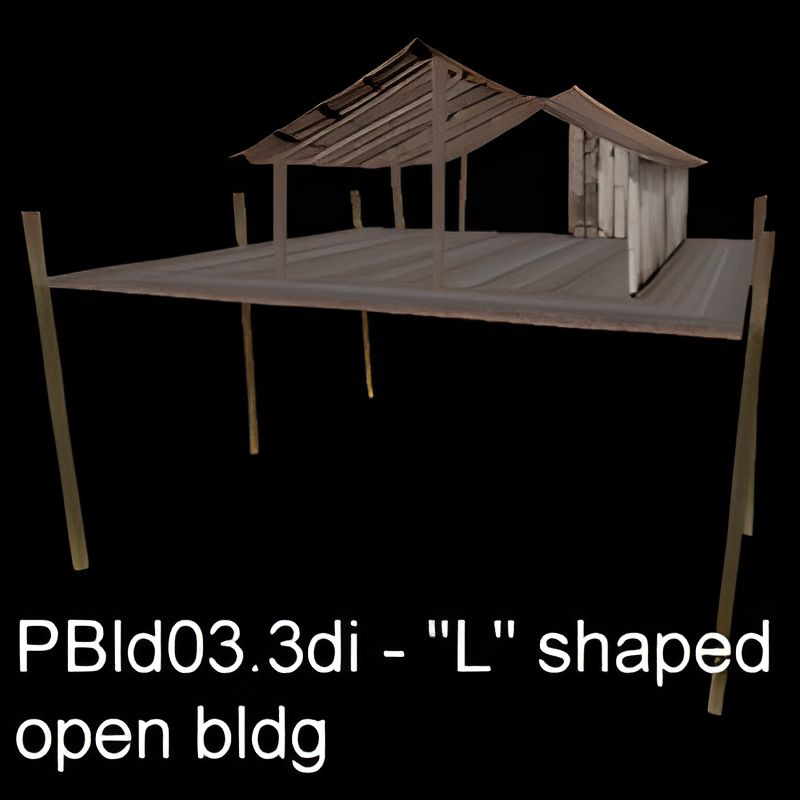 Open Building on Pier Piece