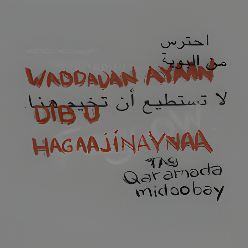 Somalian Grafitti #2