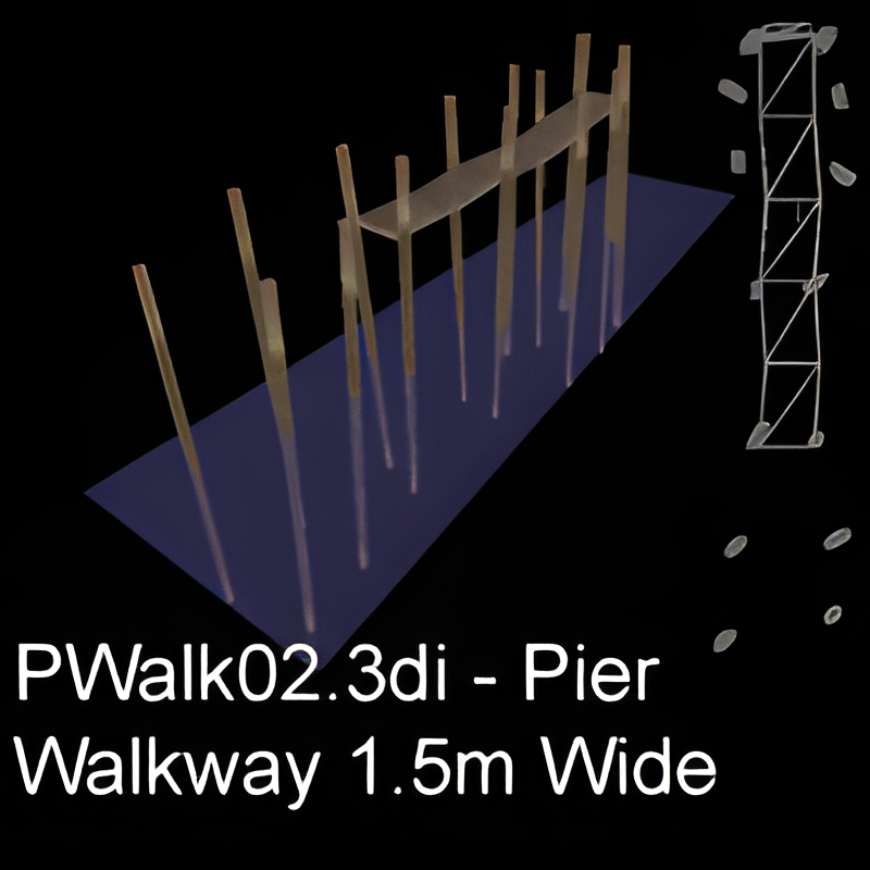 Narrow Boat Tie-off Pier Piece