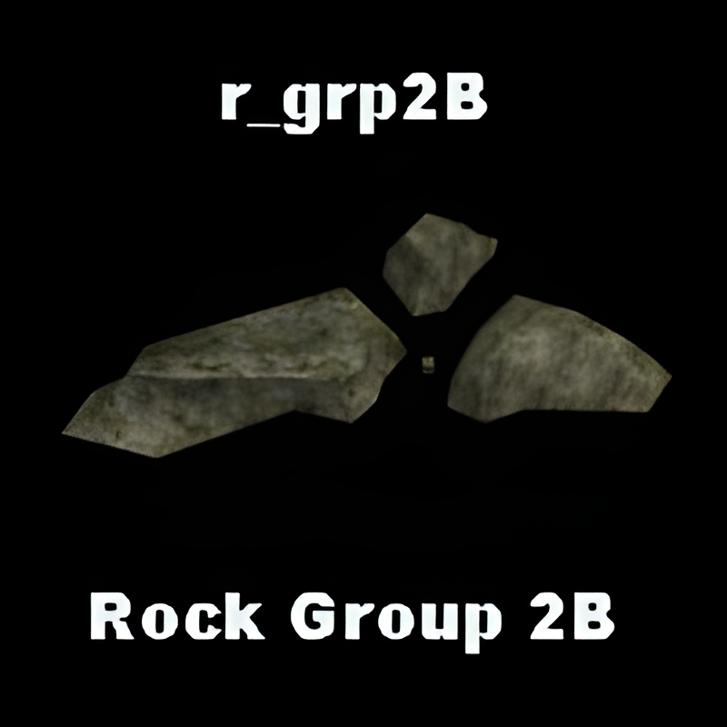 Group of Rocks #2 (Mossy)