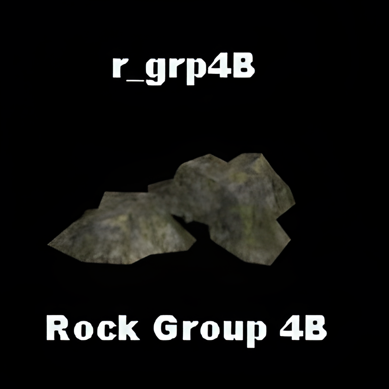Group of Rocks #4 (Mossy)