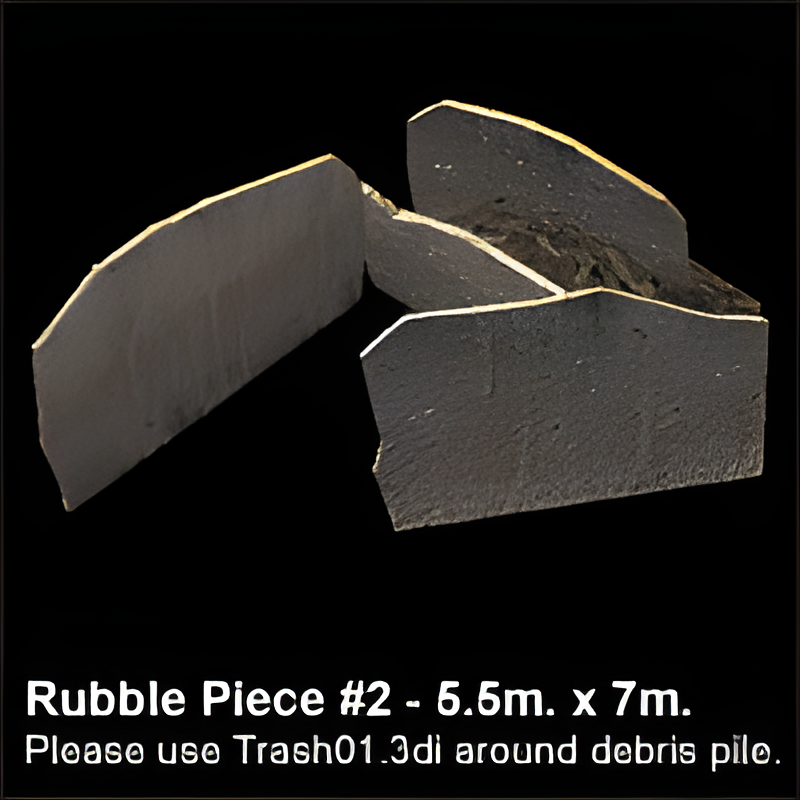Building Rubble Pile Piece #2