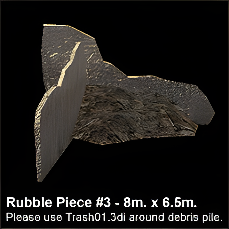 Building Rubble Pile Piece #3