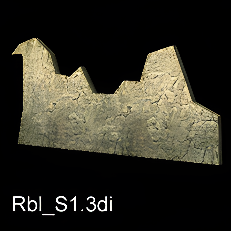 Building Rubble Straight Piece Short