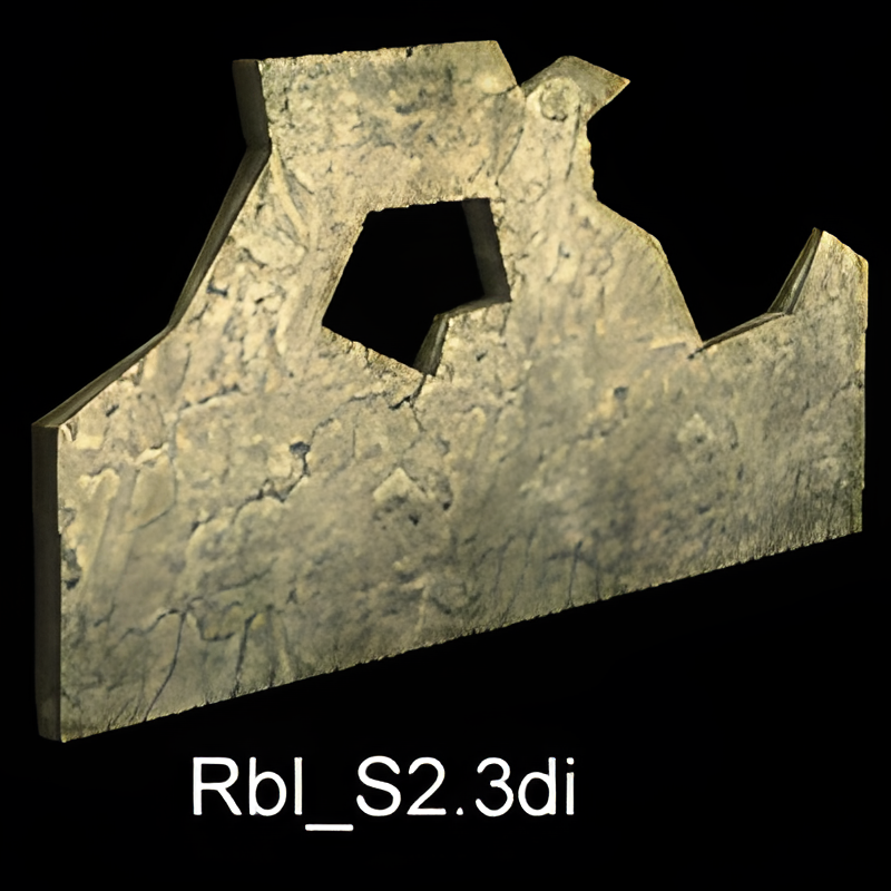 Building Rubble Straight Piece Long