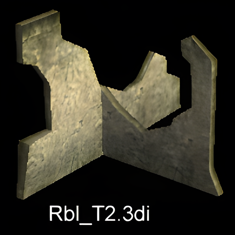 Building Rubble Tee Intersection Piece Long