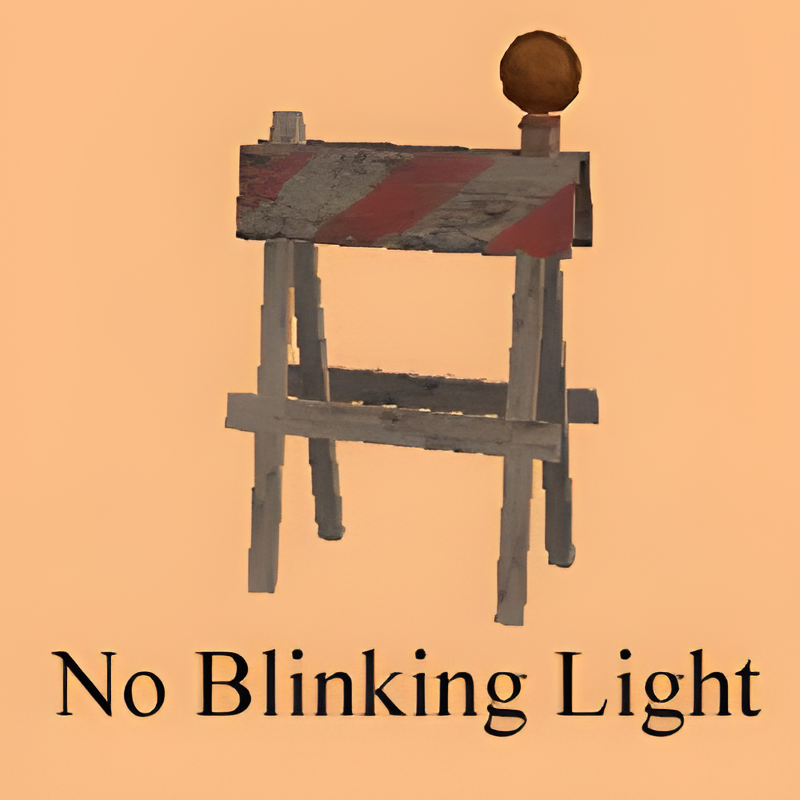 Construction Sawhorse (no blinking light)