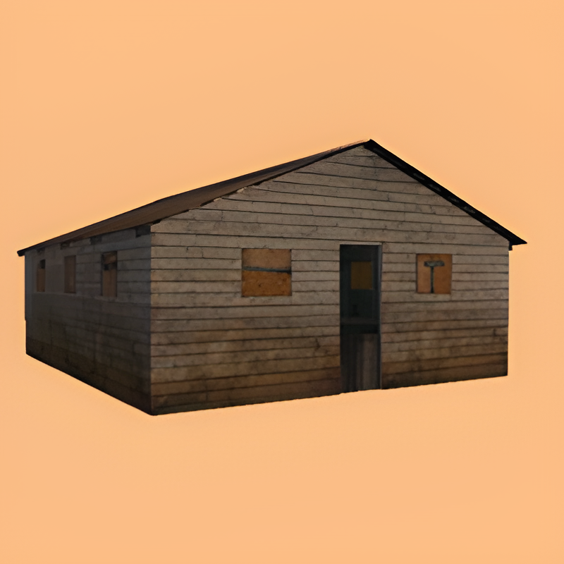 White A-frame House #2