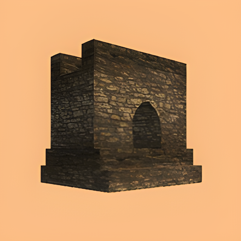 Stone Ruin w/ Arch