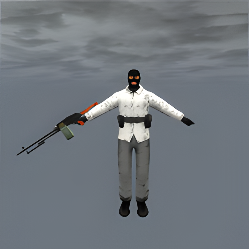 Russian Soldier #3 w/ AK-47