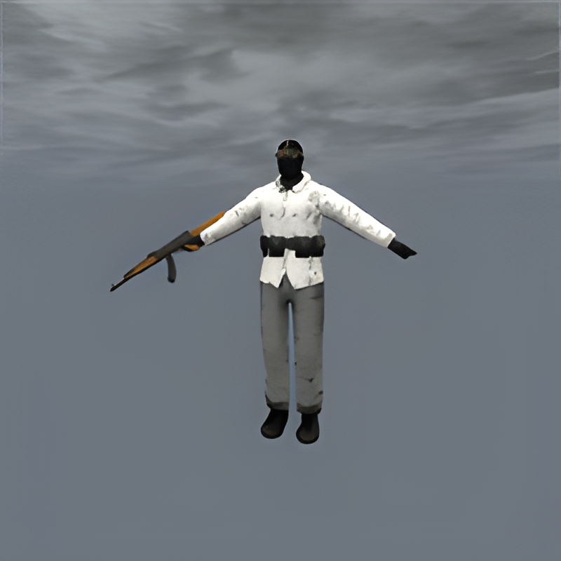 Russian Soldier #4 w/ AK-47 (NVGs)