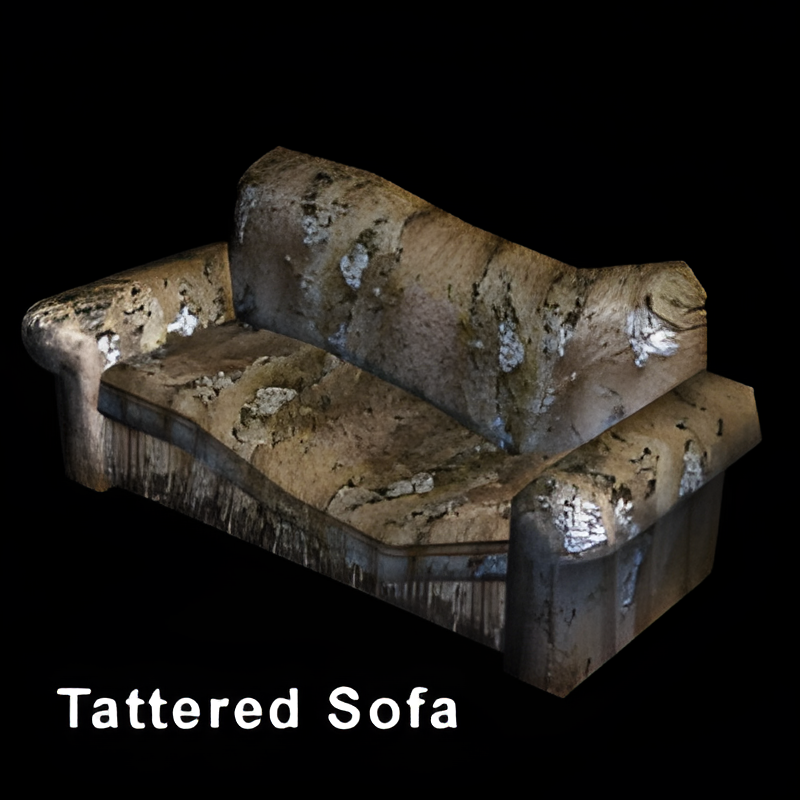 Old Damaged Sofa