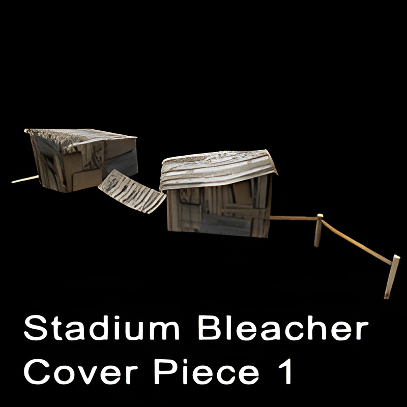 Hut Structure (for Bleachers in Stadium)