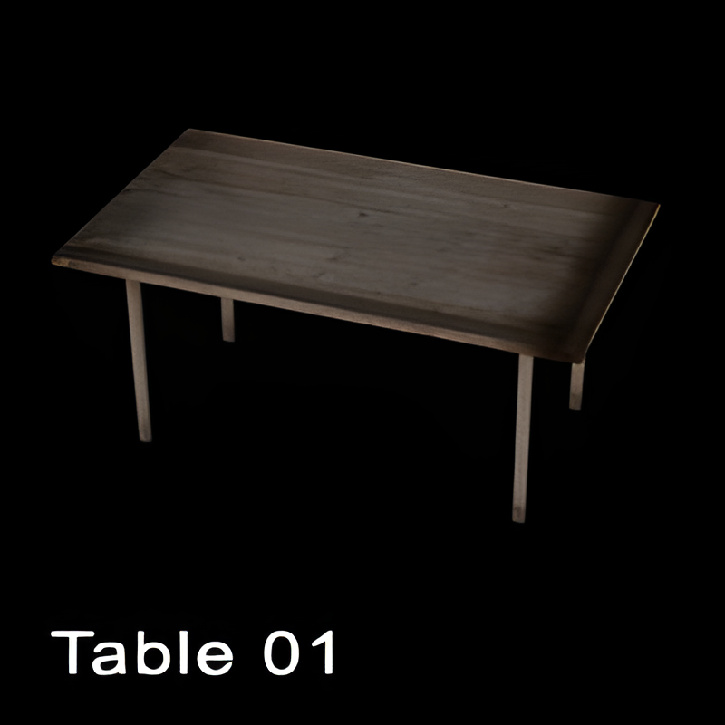 Wooden Four-Legged Table