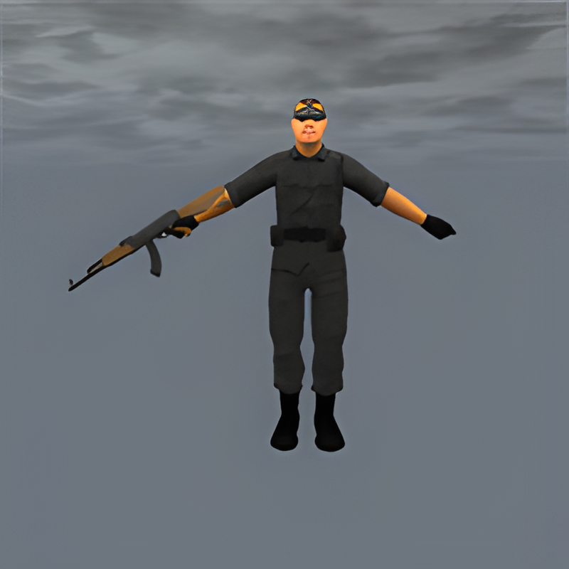 Russian Mercenary #5 w/ AK-47 (NVGs)