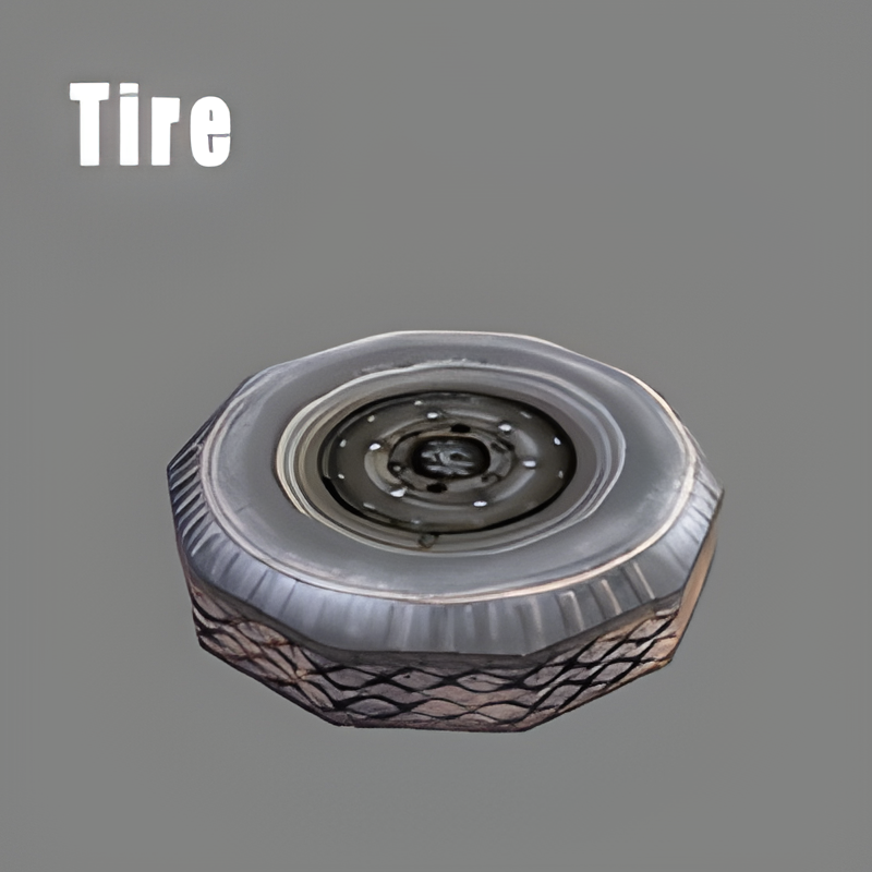 Single Used Tire #3