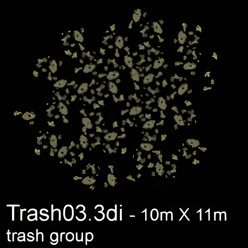 Group of Scattered Papers and Waste #2