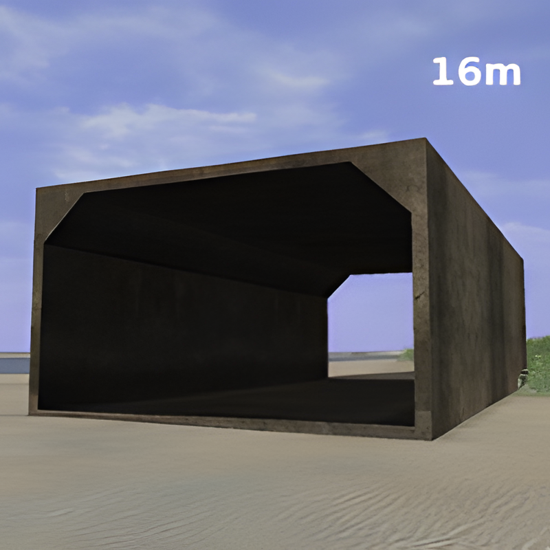 Underground Bunker Hall (16m)