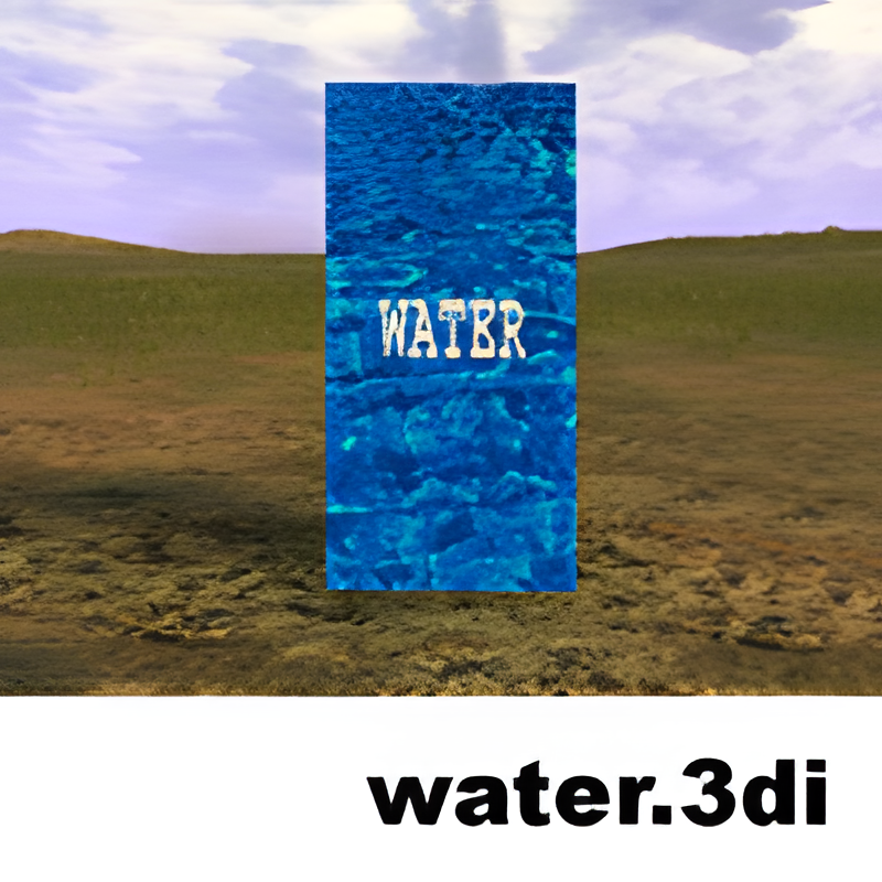 Water, particle test object