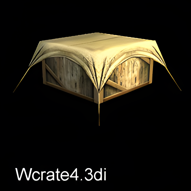 Large Rectangular Crate