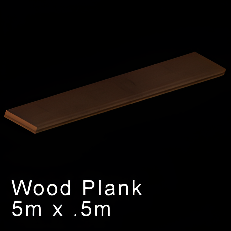 Straight Wooden Plank