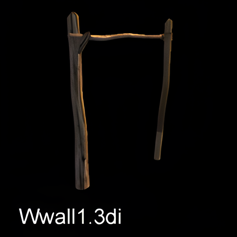 Wooden Wall Gate Entry #1